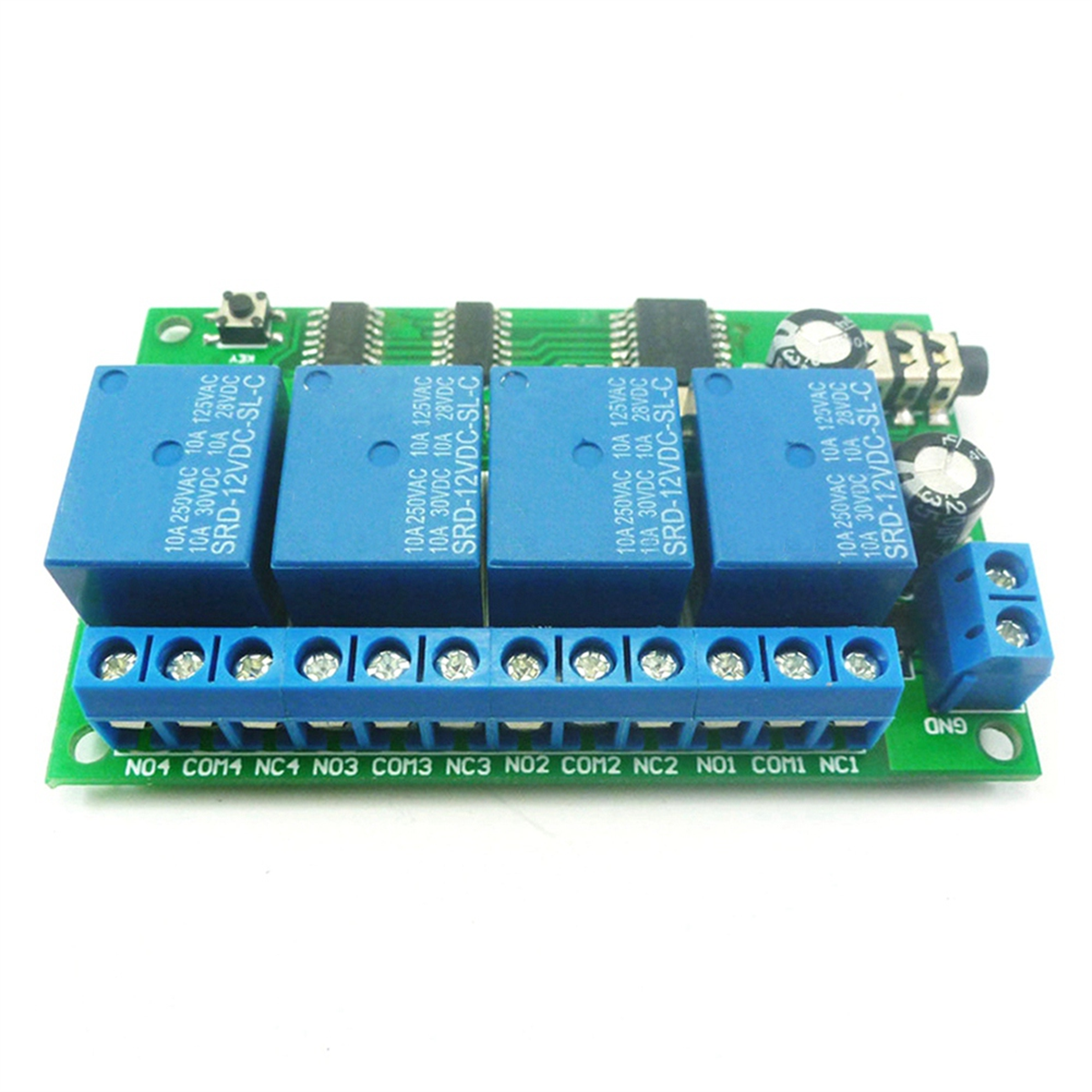 Smart Home With Plc - N495R-AD22B04 4 Channel Relay DTMF Tone
