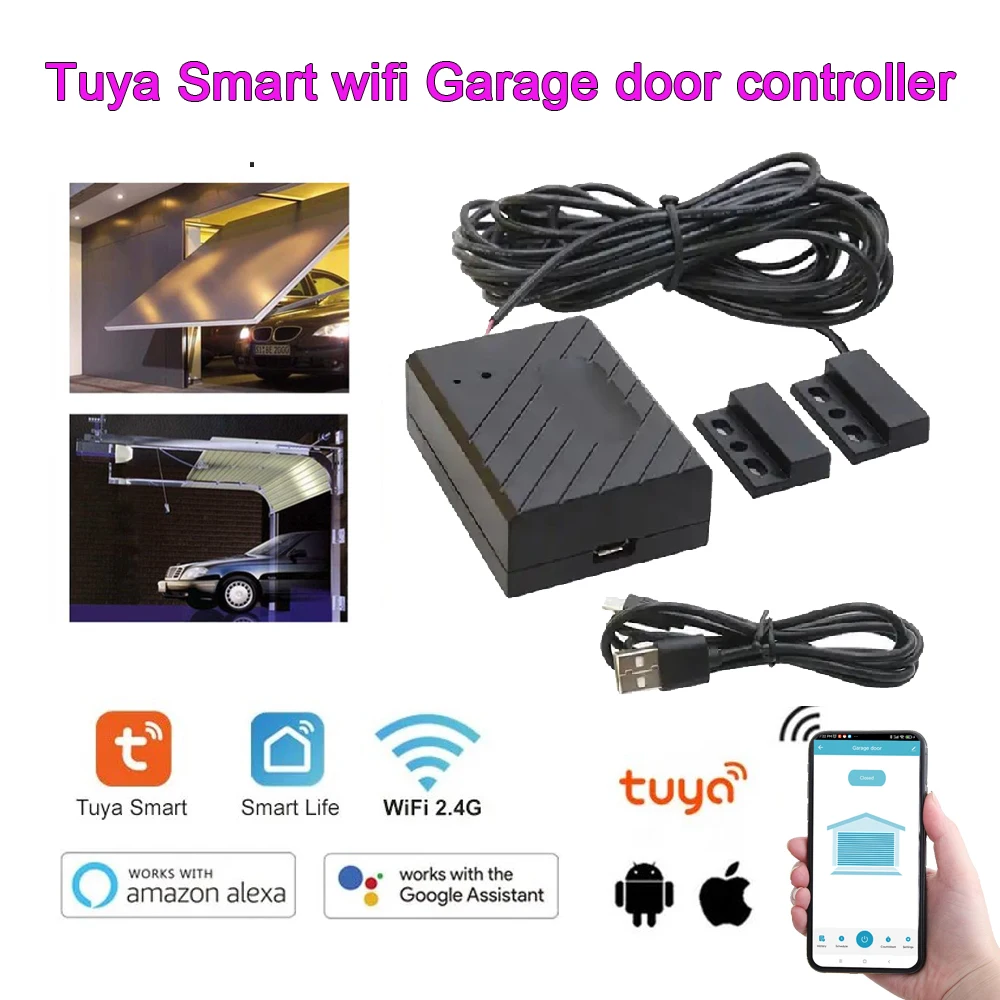 Smart Garage Door Opener - Smart Garage Door Opener Compatible with