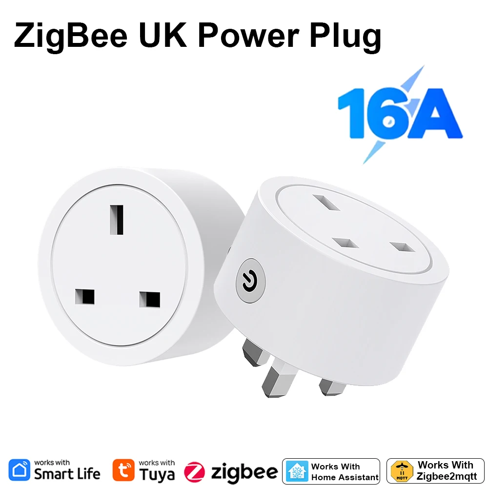 Smart Home Web - Zigbee Smart Plug 16A UK Socket