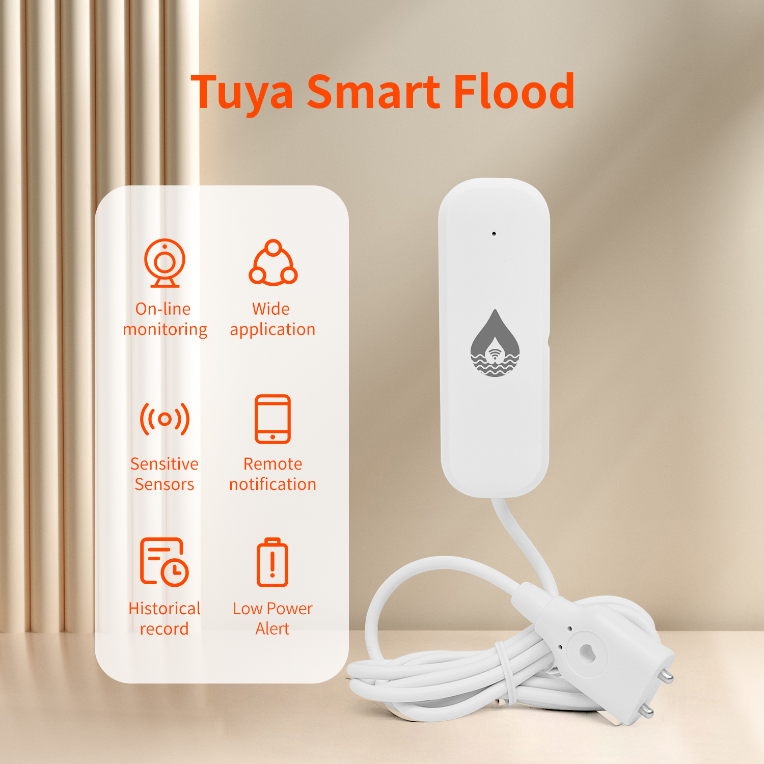 Smart Home Green - Tuya Smart WiFi/Zigbee Water Leak Detector