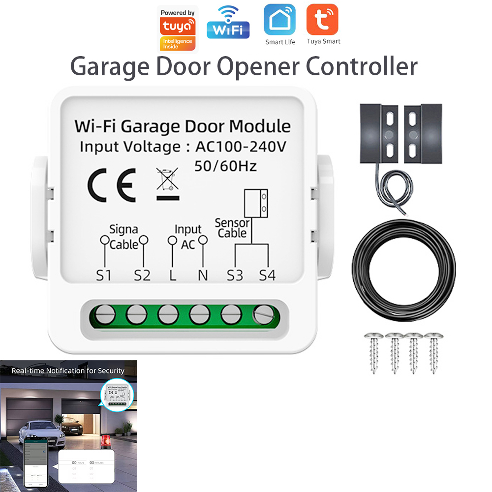 Smart Garage Door Opener - WiFi garage door controller for smart