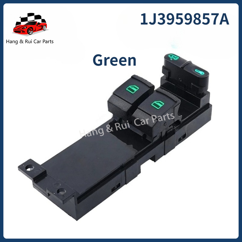 Smart Home Green - 1J3959857A Red Green Chrome Power Window