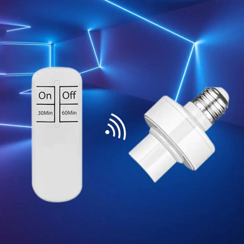 Voice Control Light Bulb - Wireless E27 Led Bulb Holder AC