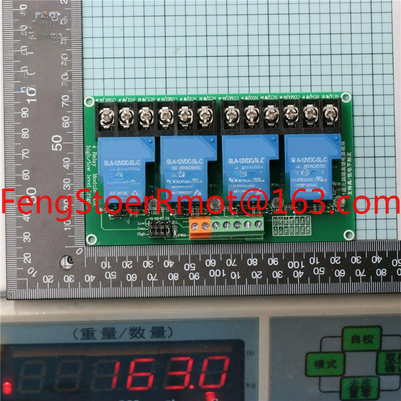 5V/12V/24V 4-way relay module  - Smart Home With Plc recension och pris