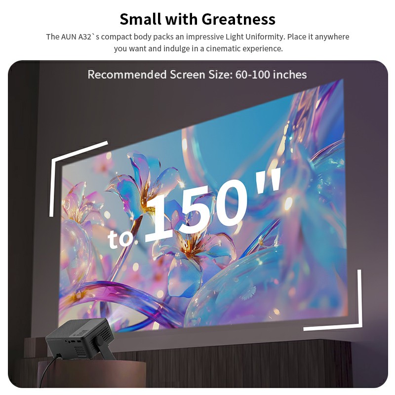 AUN Android Projector A32 Pro  - Smart Home X10 recension och pris