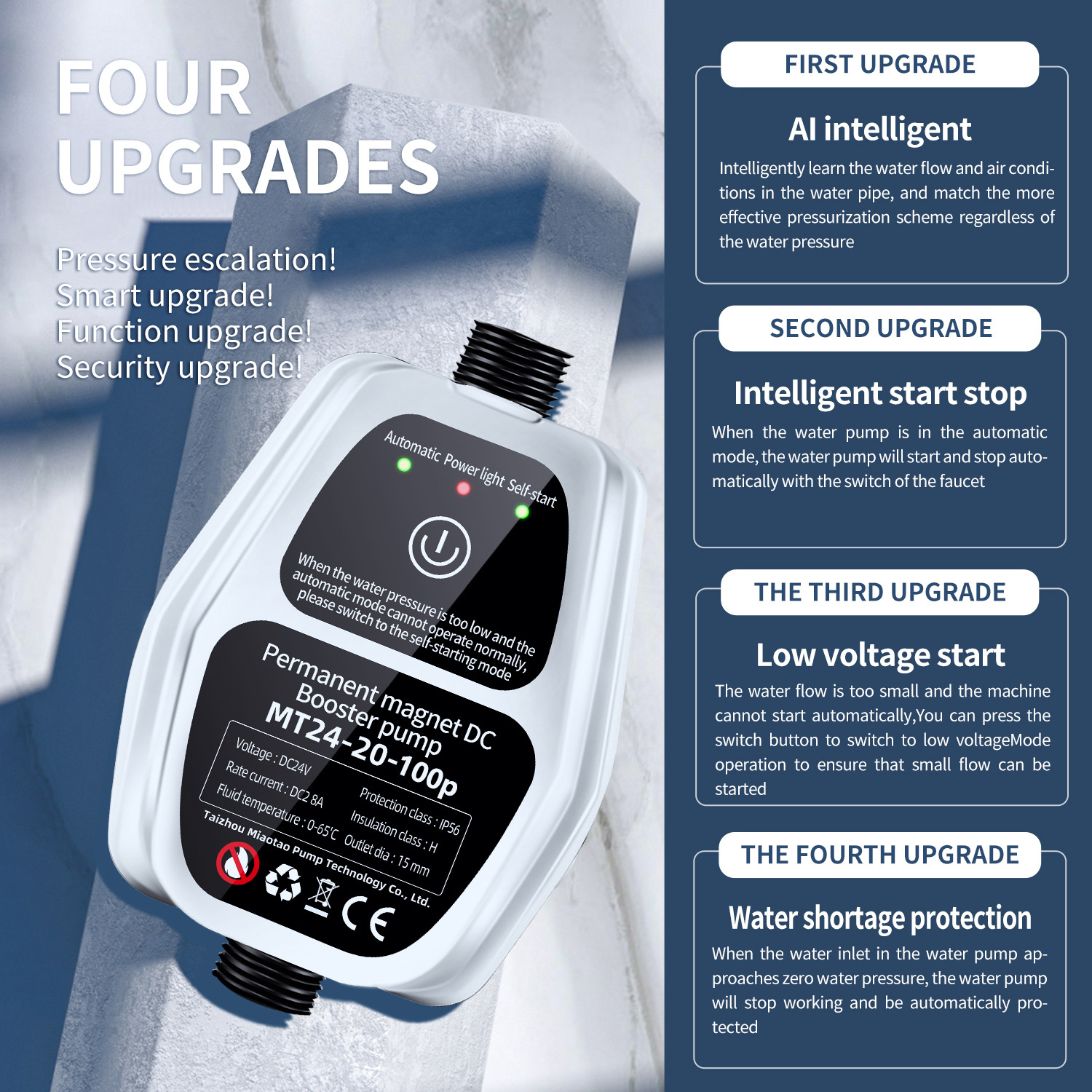 Acarps Automatic Booster Pump  - Smart Home Yam Pounder recension och pris