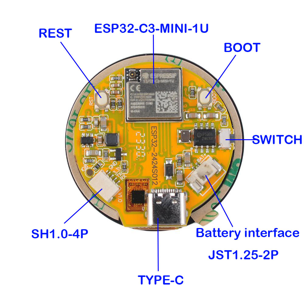 ESP32 Display 1.28 inch ESP32- - Smart Home Arduino recension och pris