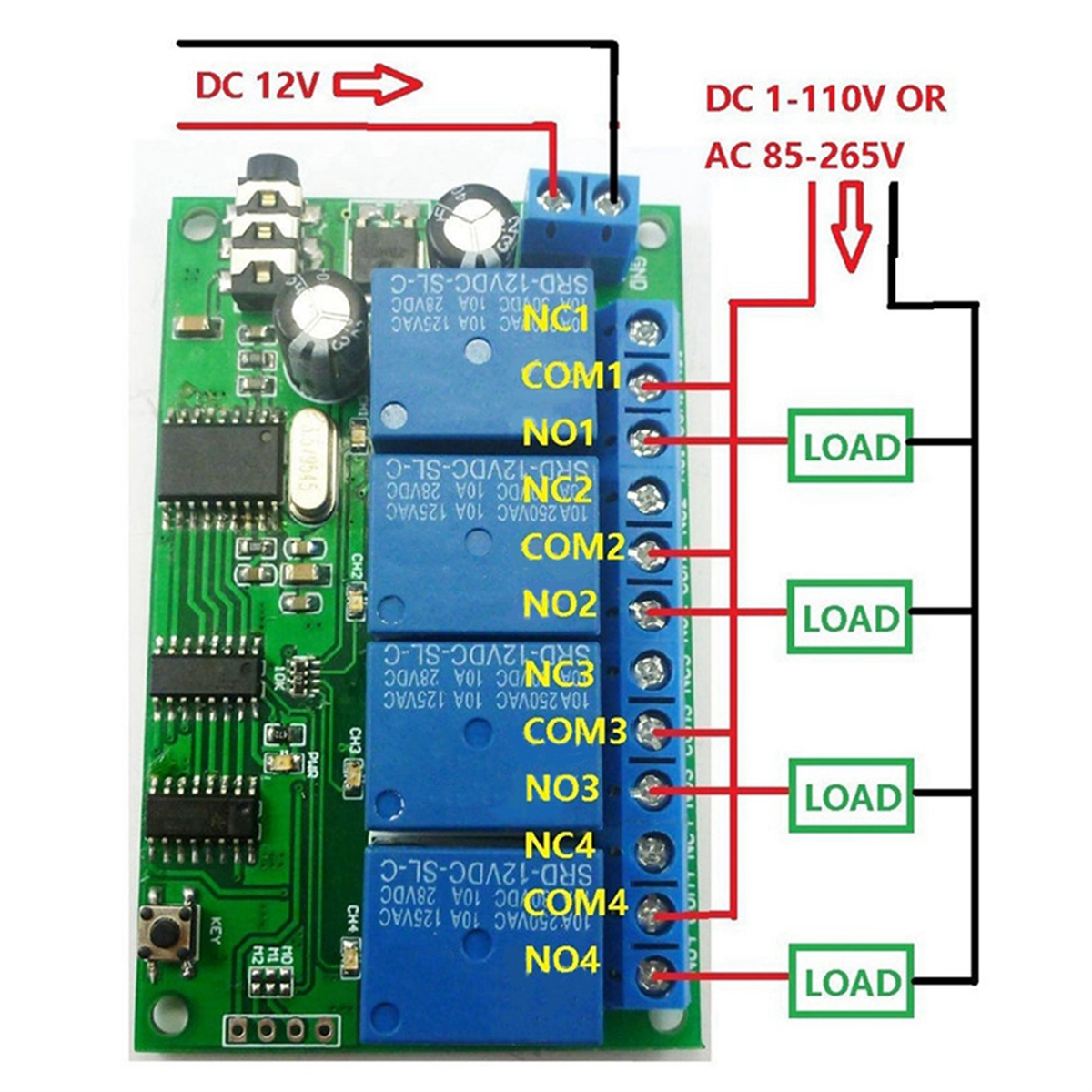 N495R-AD22B04 4 Channel Relay  - Smart Home With Plc recension och pris