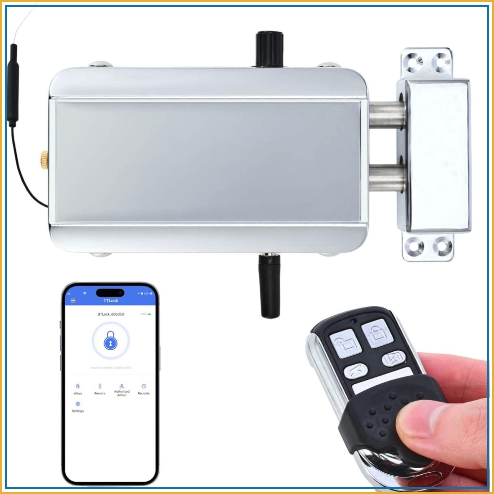 Smart Hidden Deadbolt Lock wit - Smart Home Lock recension och pris