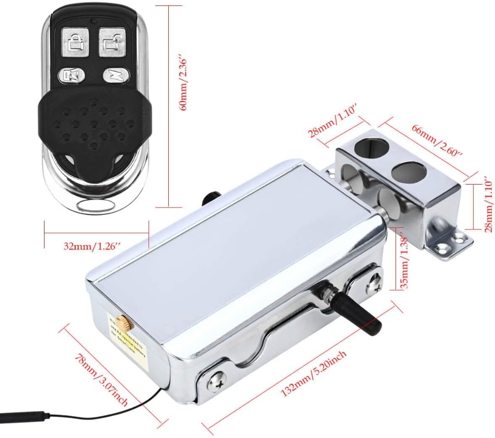 Smart Hidden Deadbolt Lock wit - Smart Home Lock recension och pris