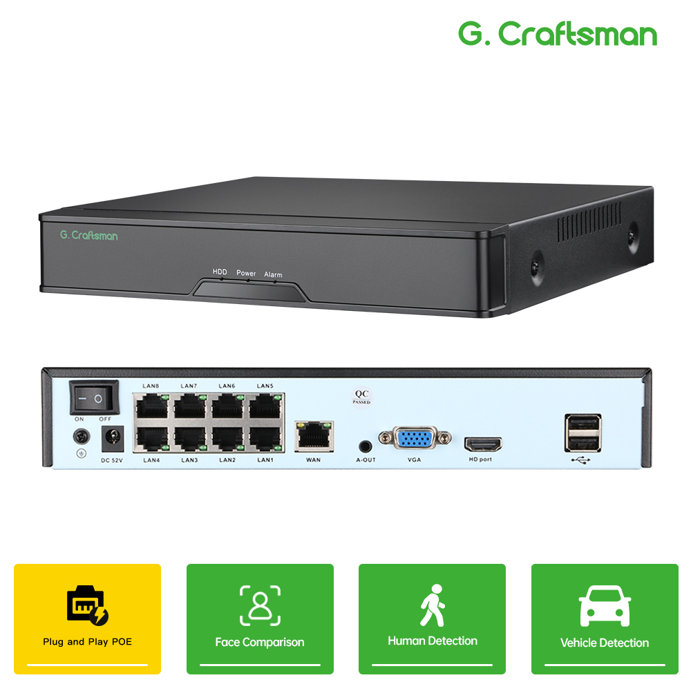 C-R,8CH POE Network Video Reco - Smart Home Microsoft recension och pris