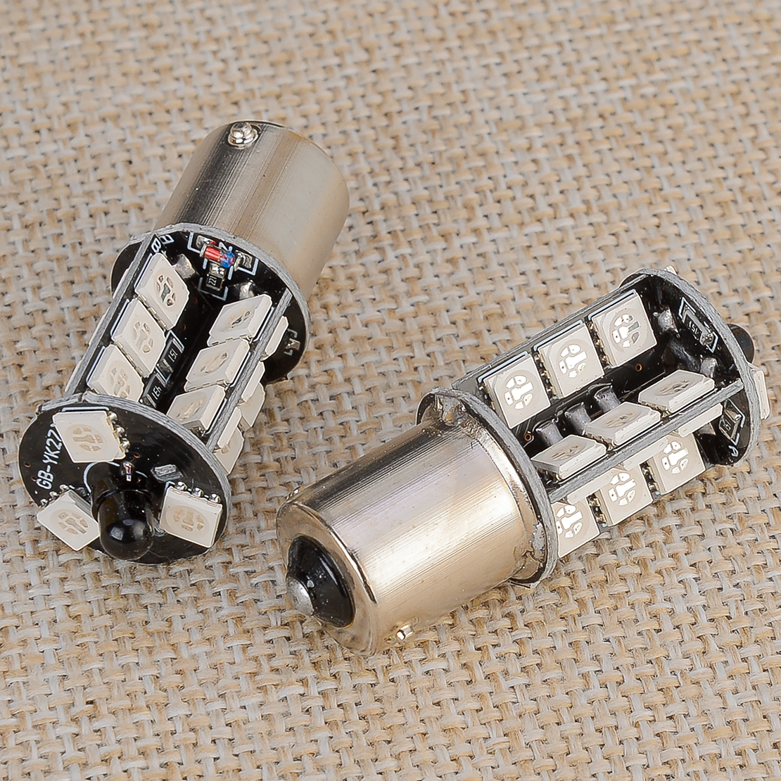2pcs 1156 BA15S P21W 382 27SMD - Voice Control Light Bulb recension och pris