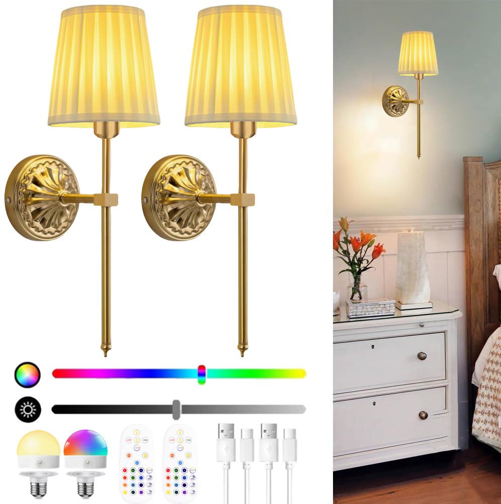 Battery-Powered Wall Light: Re - Voice Control Light Bulb recension och pris