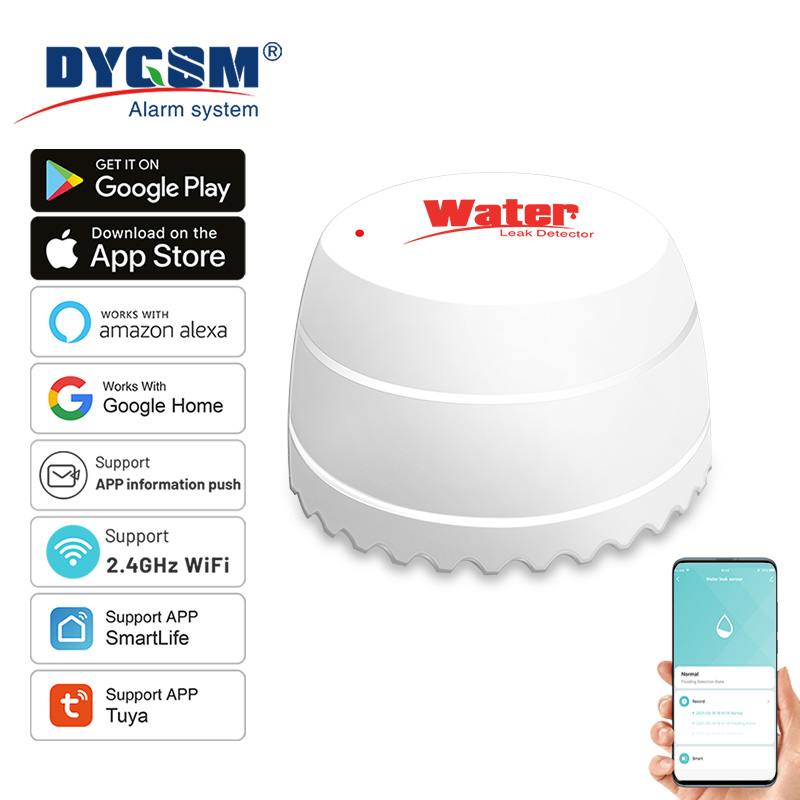 Tuya WiFi Water Leak Detector  - Smart Home Green recension och pris