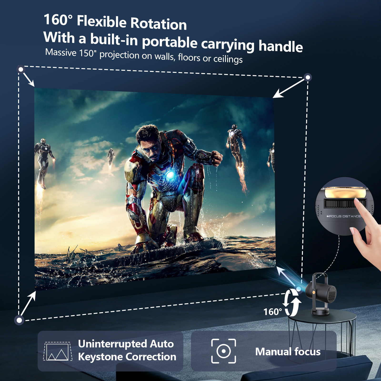 2026 New Smart Portable Projec - Smart Home X10 recension och pris