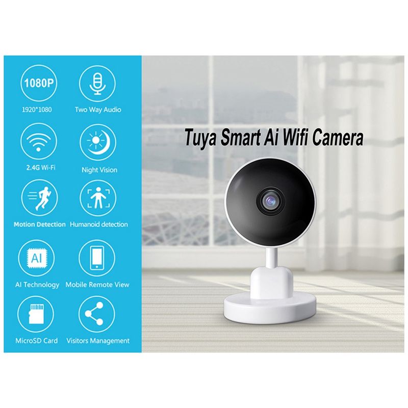 Essential Indoor Wifi Tuya Cam - Smart Home Camera recension och pris