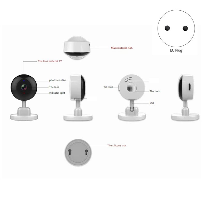 Essential Indoor Wifi Tuya Cam - Smart Home Camera recension och pris