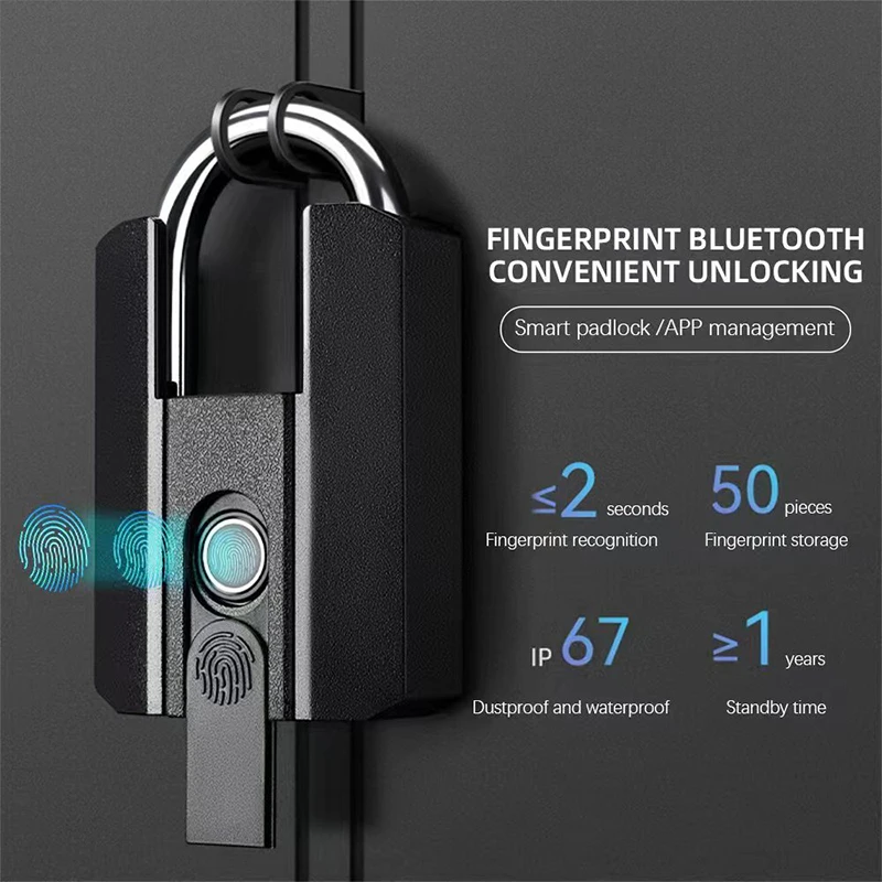 Smart Fingerprint Padlock TTLo - Smart Home Lock recension och pris