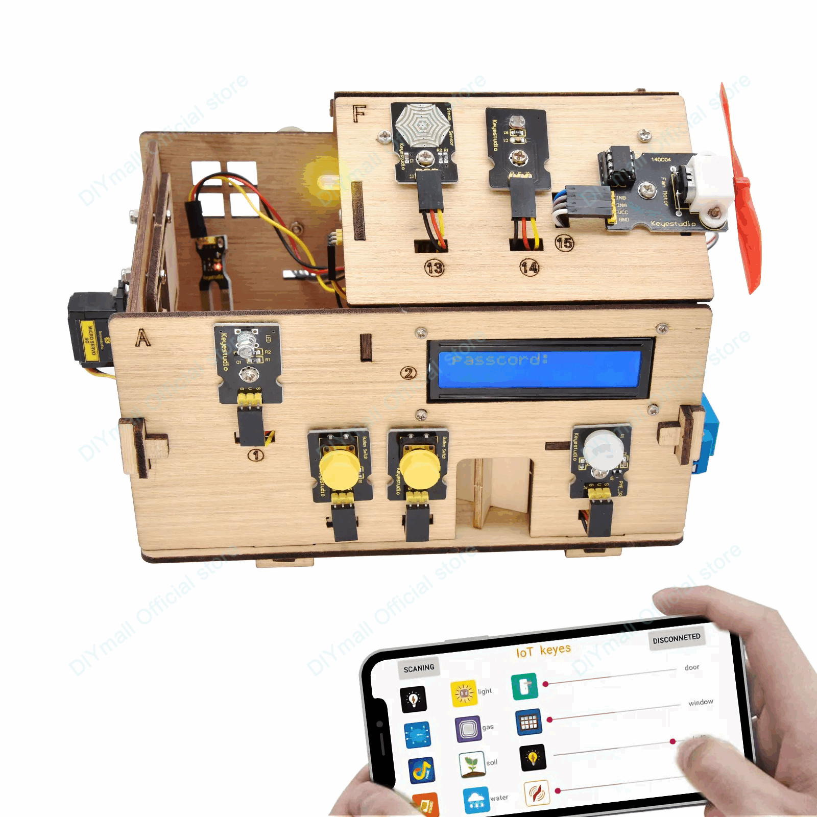 Keyestudio Smart IoT Home Kit  - Smart Home Arduino recension och pris