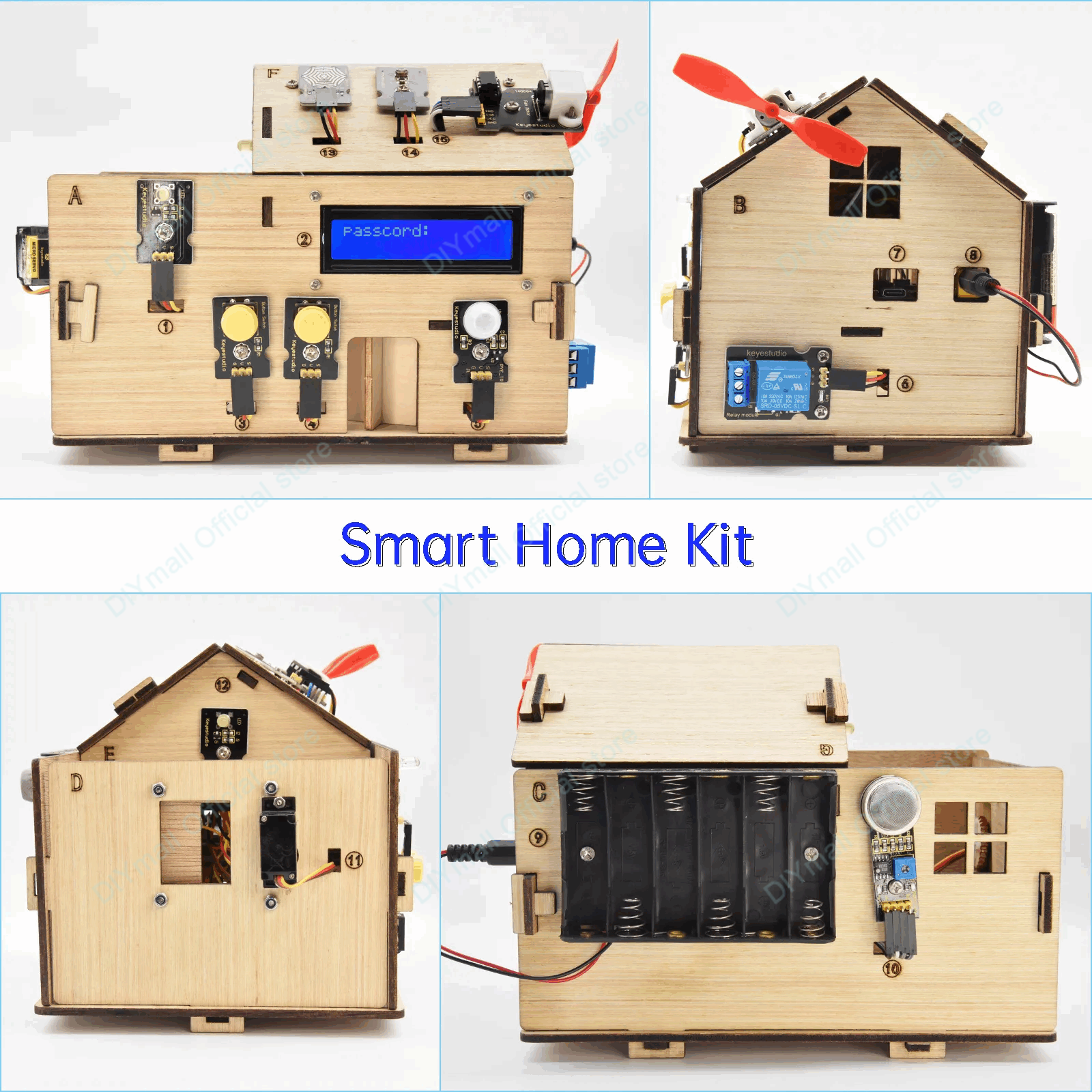 Keyestudio Smart IoT Home Kit  - Smart Home Arduino recension och pris