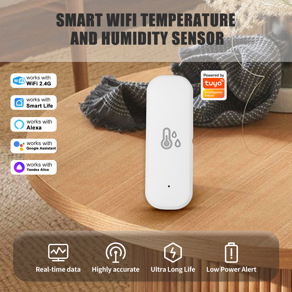 Tuya WiFi Temperature and Humi - Smart Home Energy Monitor recension och pris
