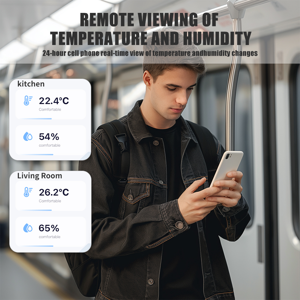 Tuya WiFi Temperature and Humi - Smart Home Energy Monitor recension och pris