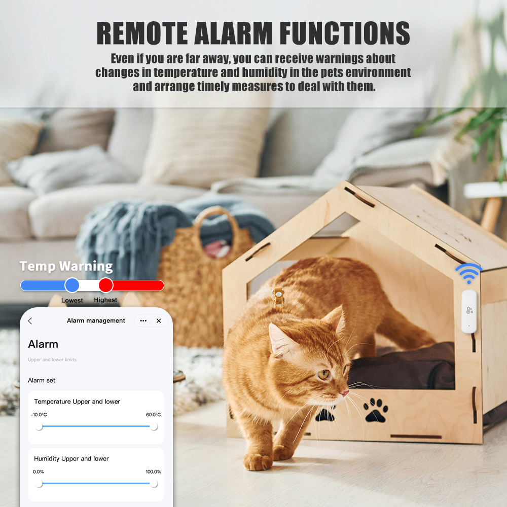 Tuya WiFi Temperature and Humi - Smart Home Energy Monitor recension och pris