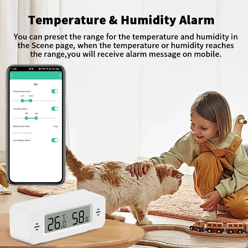 Tuya WiFi Zigbee Mini Temperat - Smart Home Tablet recension och pris