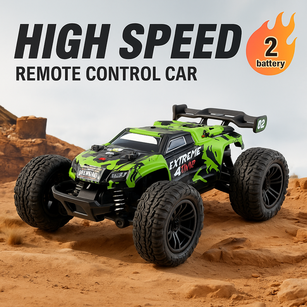 Hot RC High-Speed Off-Road Car - Smart Home Green recension och pris