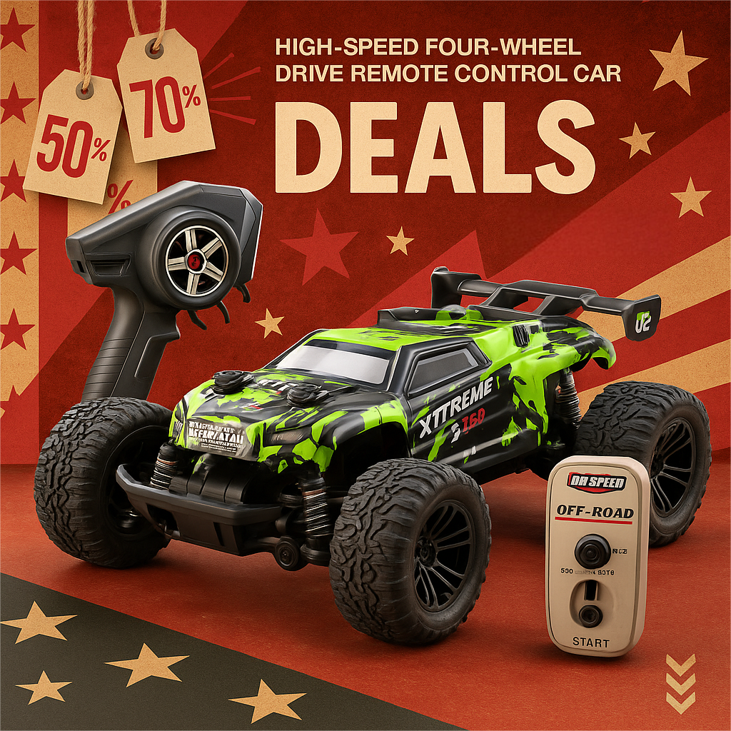 Hot RC High-Speed Off-Road Car - Smart Home Green recension och pris