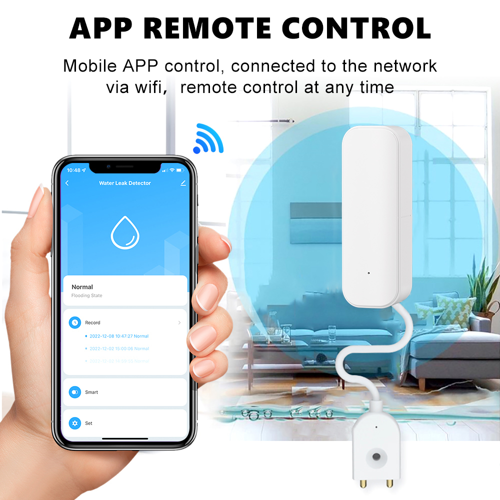 WiFi/Zigbee Water Sensor Tuya  - Smart Home Green recension och pris