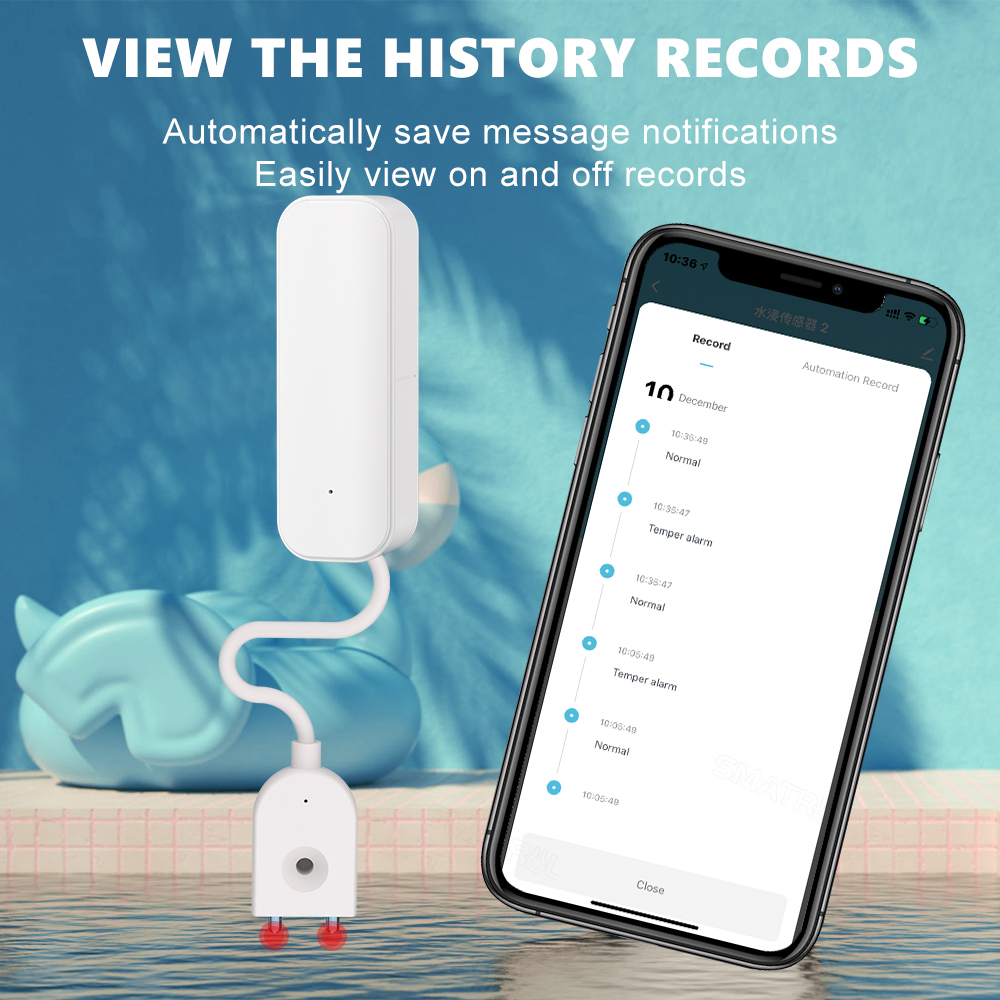WiFi/Zigbee Water Sensor Tuya  - Smart Home Green recension och pris
