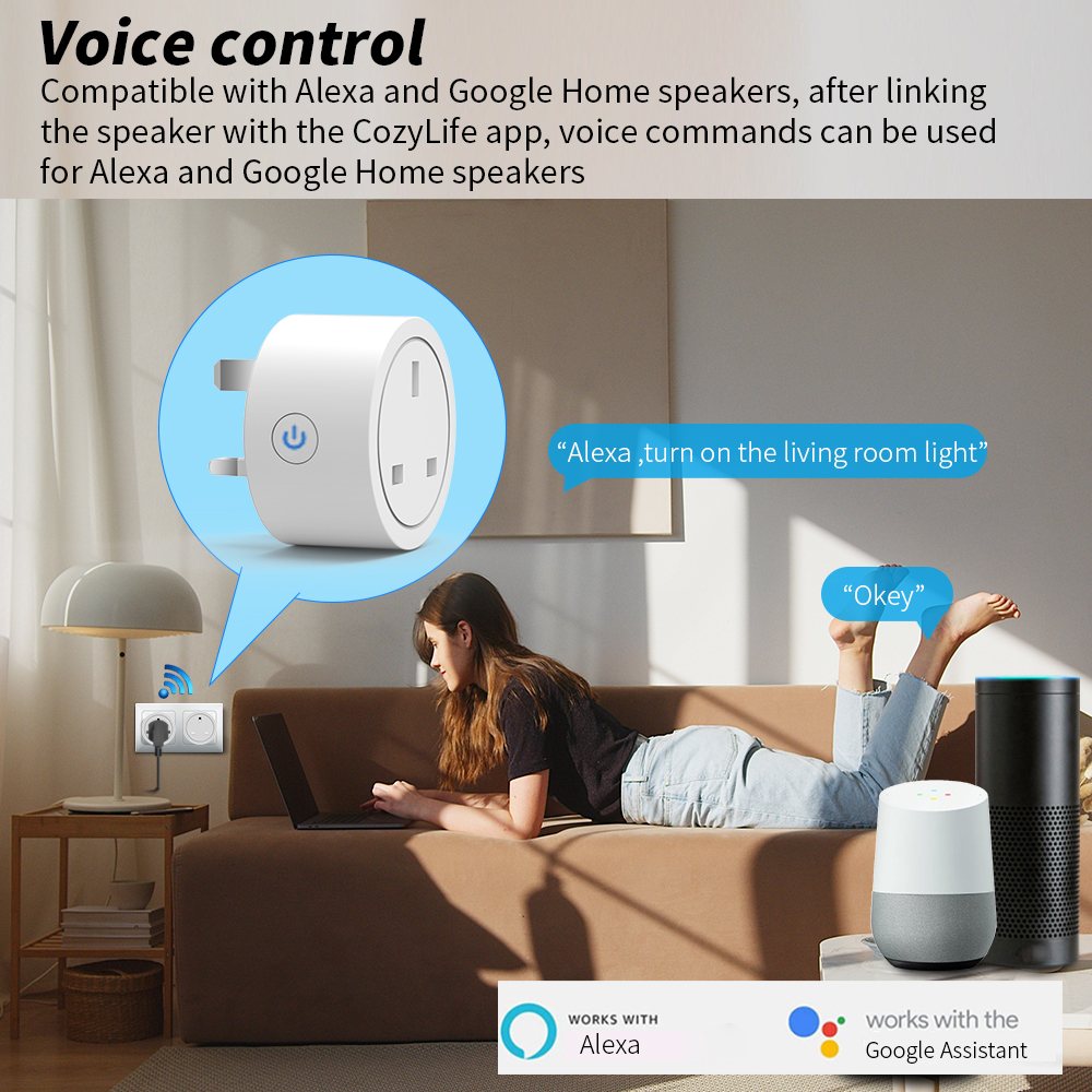 WiFi Smart Socket 16A UK plug  - Smart Home Or Smart Home recension och pris