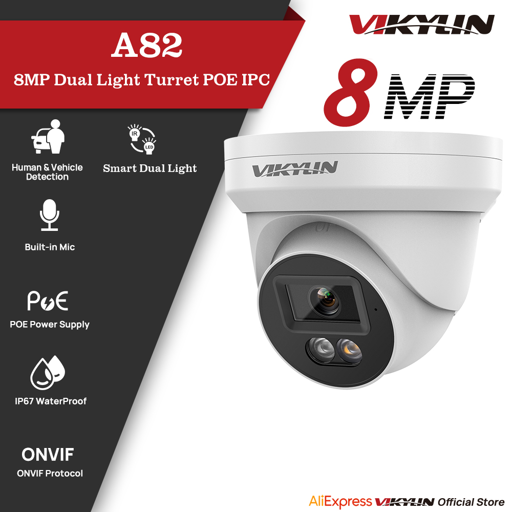 VIKYLIN 8MP IP Security Camera - Smart Home Microsoft recension och pris