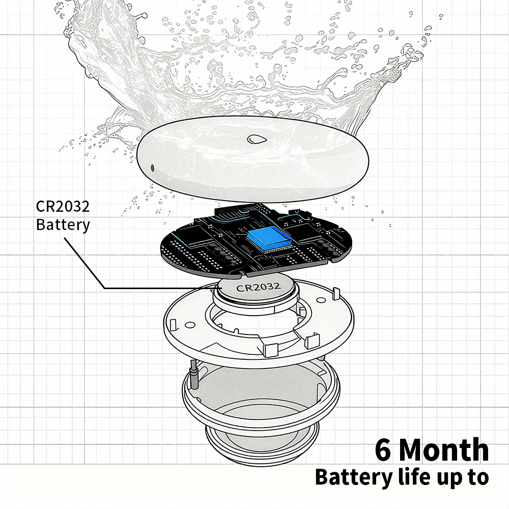 Zigbee Leakage Sensor LED Imme - Smart Home Green recension och pris
