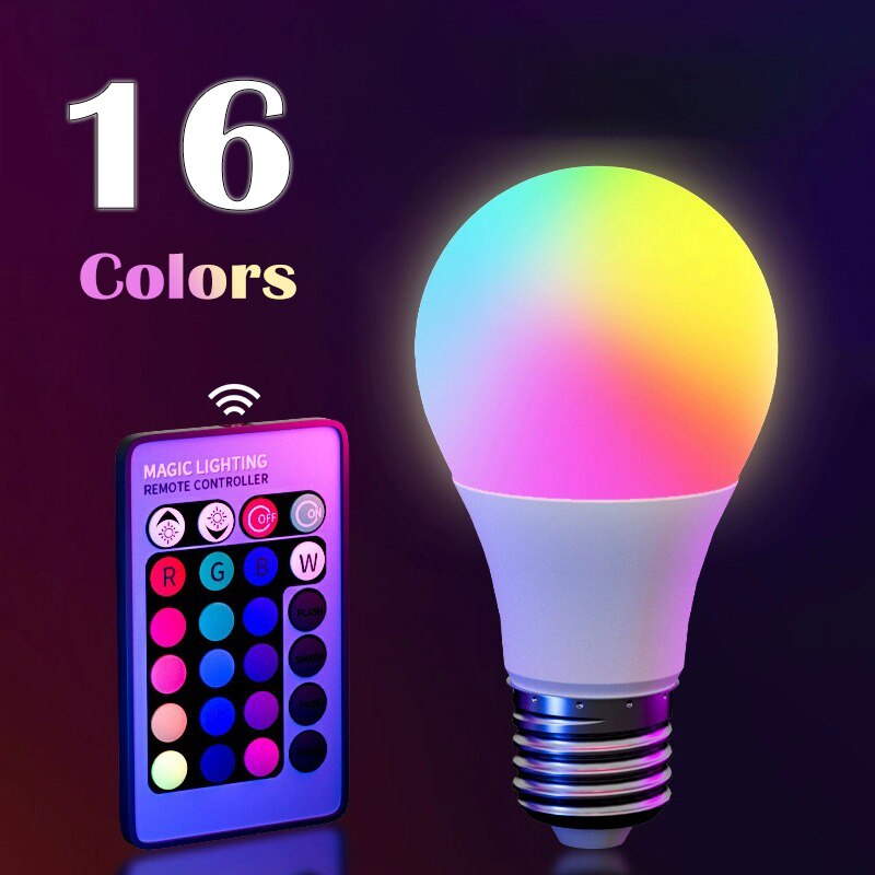 E27 220V 16 Colors RGB Bulb LE - Voice Control Light Bulb recension och pris