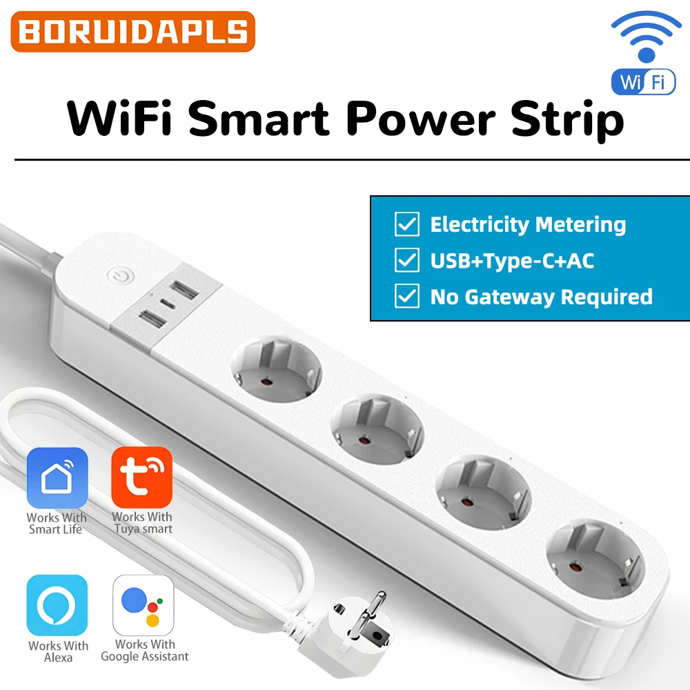 BORUIDAPLS FR Plug WiFi Smart  - Smart Home Or Smart Home recension och pris