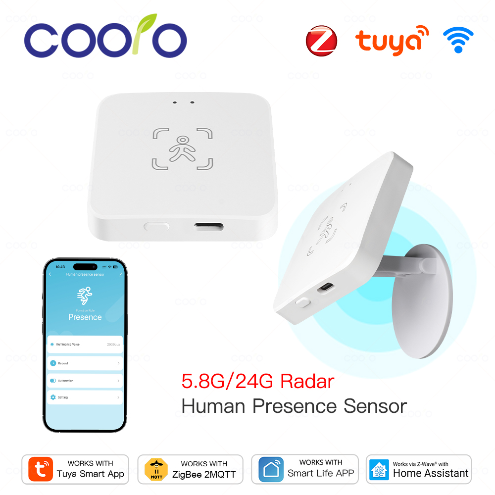 Tuya WiFi/ Zigbee Smart Human  - Smart Home Web recension och pris