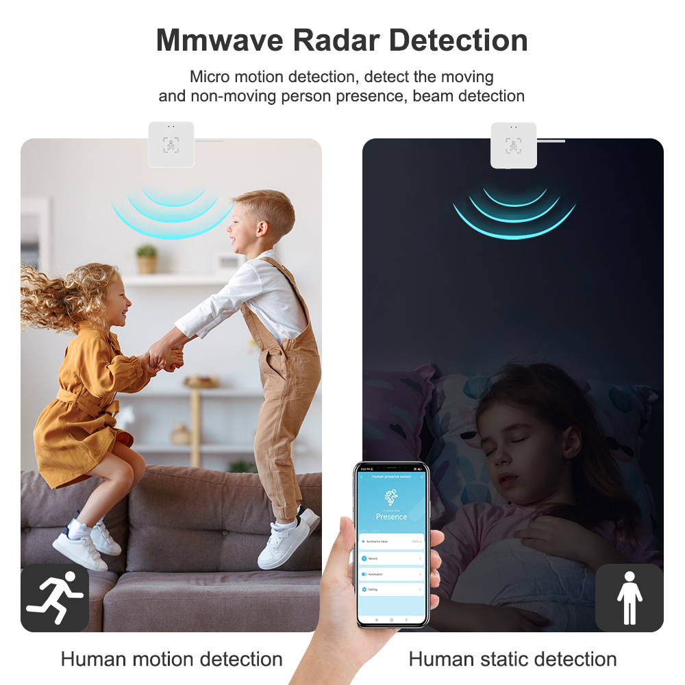Tuya WiFi/ Zigbee Smart Human  - Smart Home Web recension och pris