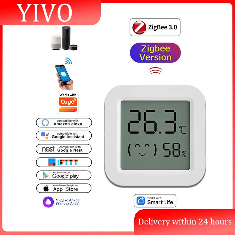Zigbee 3.0 Temperature Humidit - Smart Home Tablet recension och pris