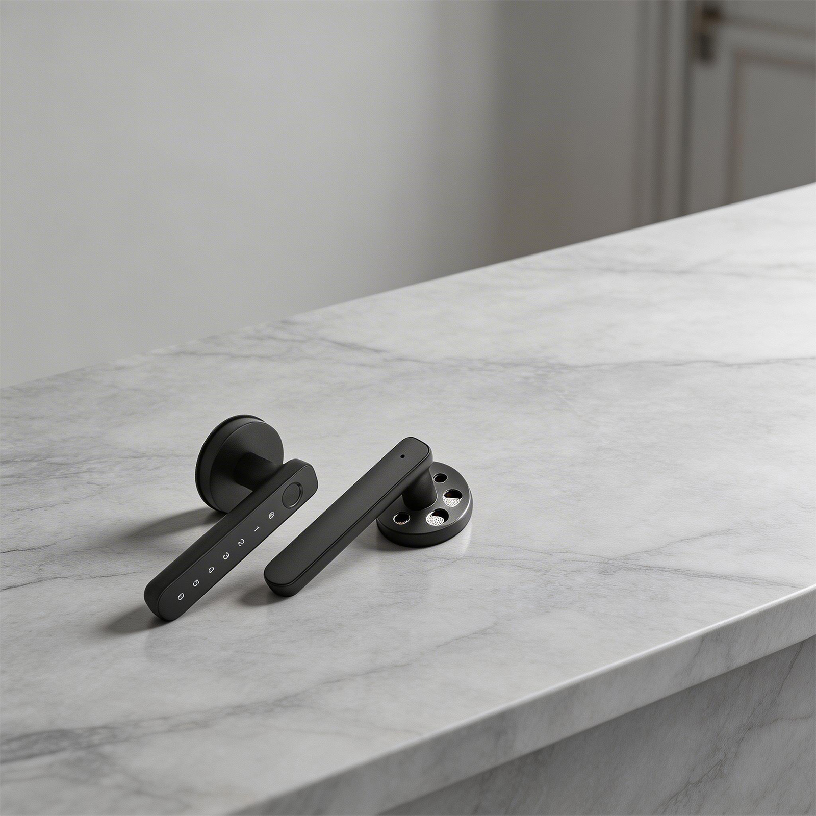 Smart Handle Lock with Fingerp - Smart Home Lock recension och pris