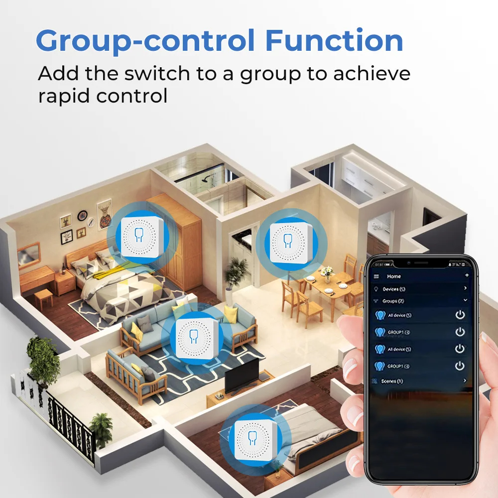 For Tuya Mini Smart WiFi Switc - Smart Home Villa recension och pris