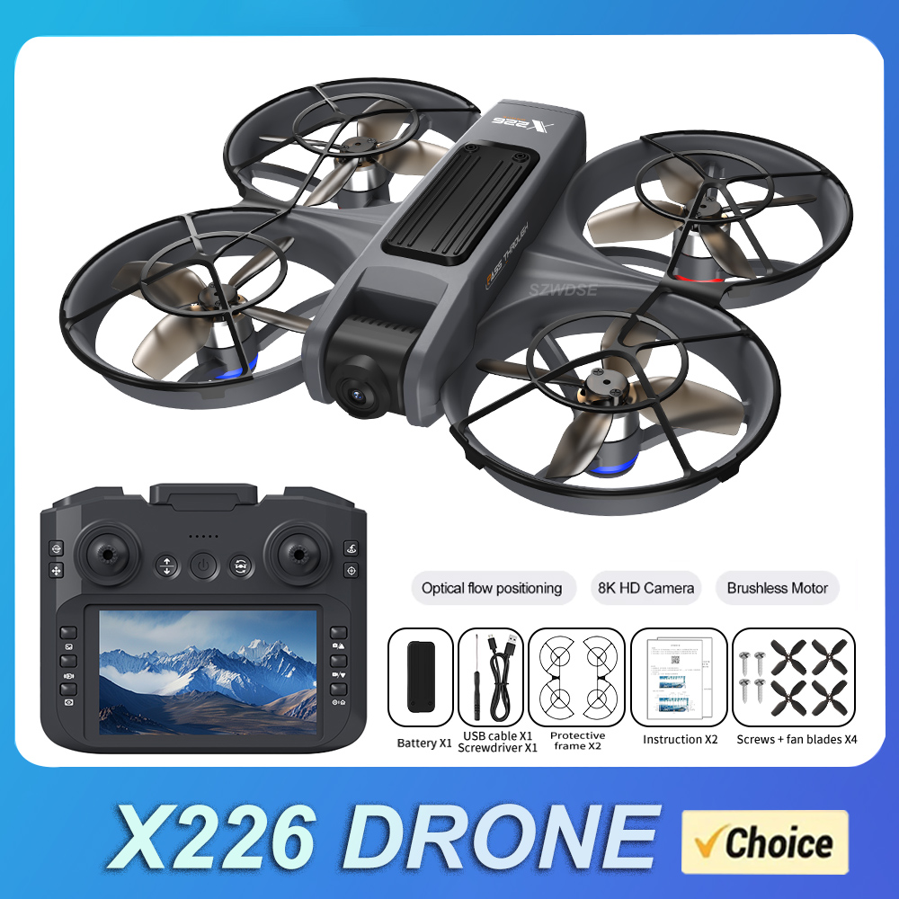 NEW X226 RC Drone 2.4G 5G WIFI - Smart Home Camera recension och pris