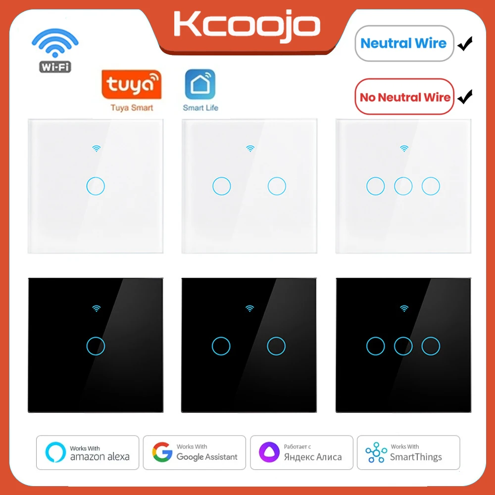 Tuya Wifi EU Smart Switches 1/ - Smart Home System recension och pris
