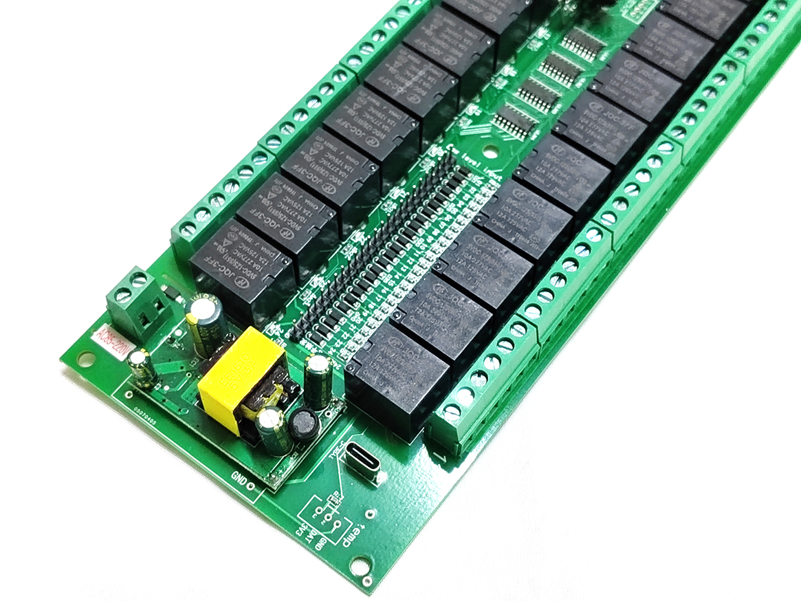 Relay Switch Module 24 Channel - Smart Home Control Panel recension och pris