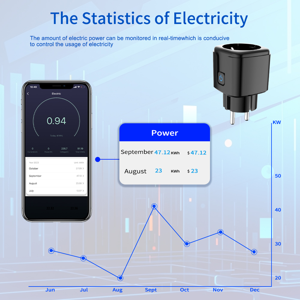 Tuya Smart Socket  WiFi Remote - Smart Home Web recension och pris