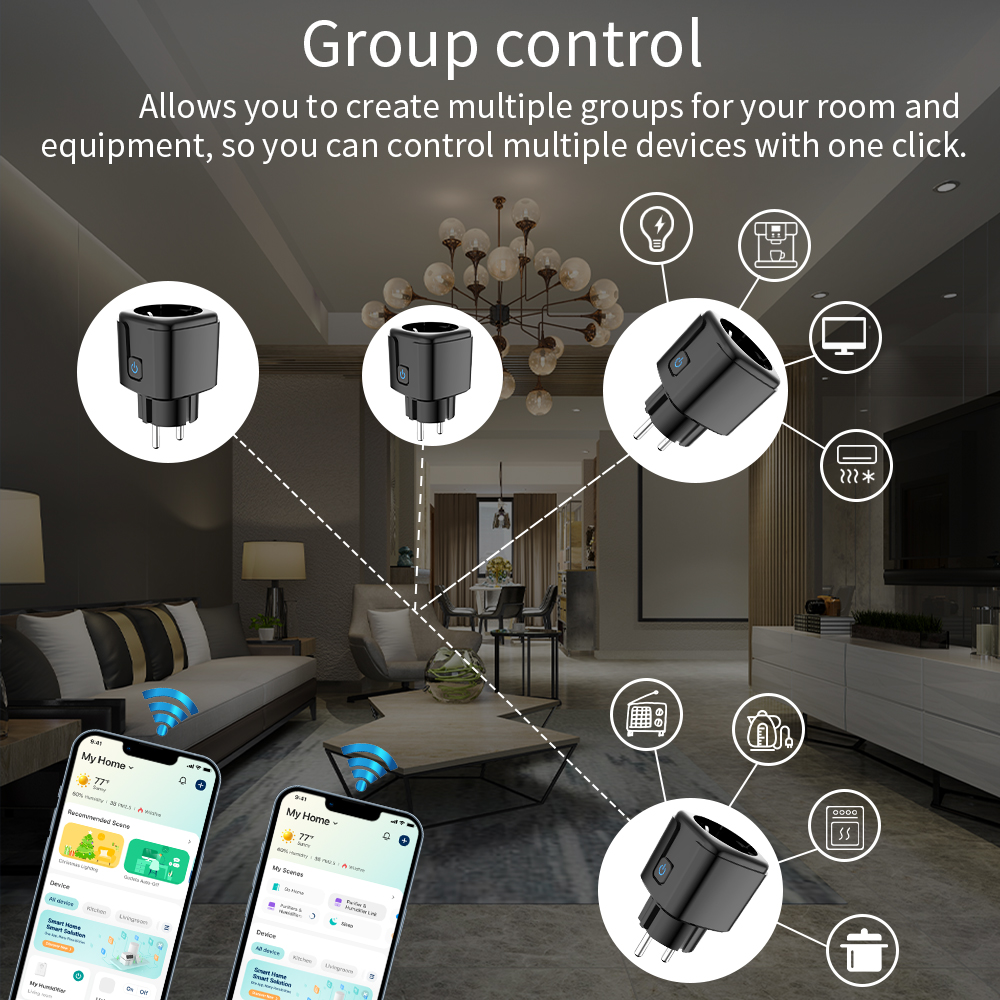 Tuya Smart Socket  WiFi Remote - Smart Home Web recension och pris