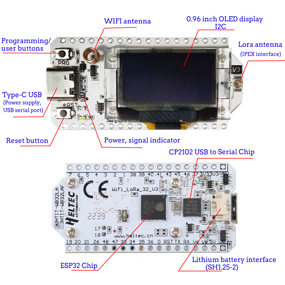 2Sets LoRa32 V3 Development Bo - Smart Home Arduino recension och pris
