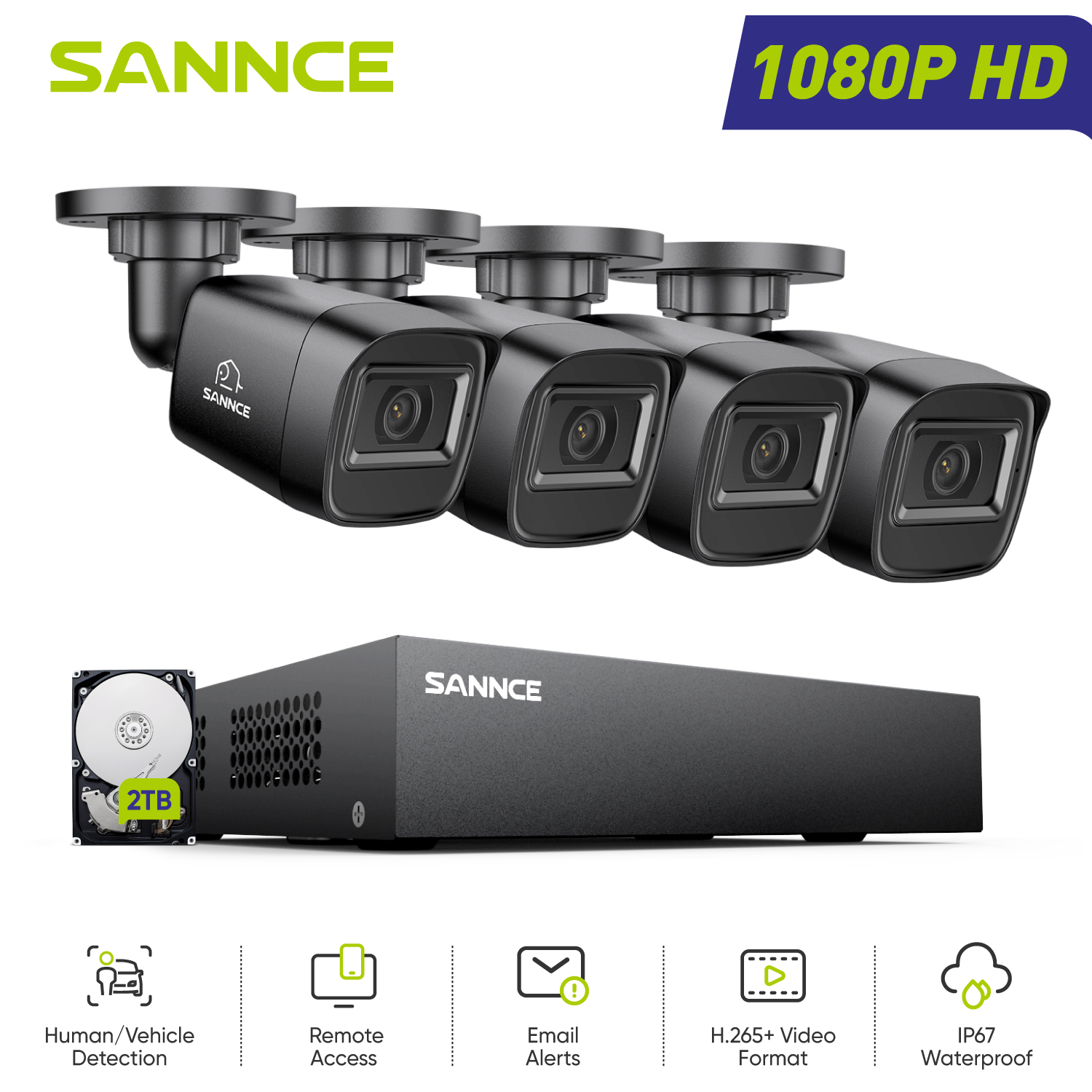 SANNCE 1080P Security Camera S - Smart Home Camera recension och pris