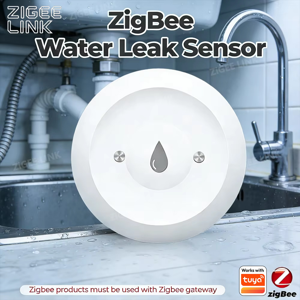 Zigbee Water Leak Sensor for T - Smart Home Green recension och pris
